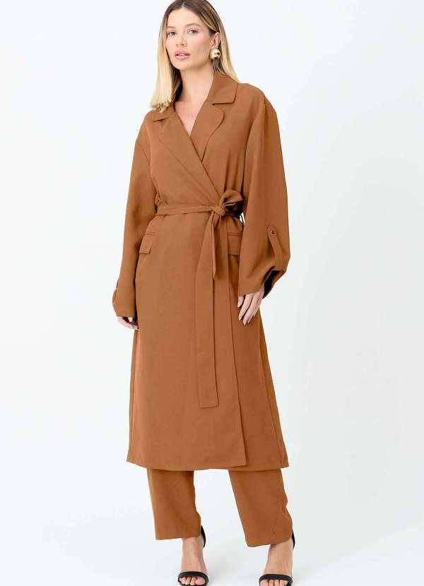 Ritmi Studio - Trench Coat Marrom