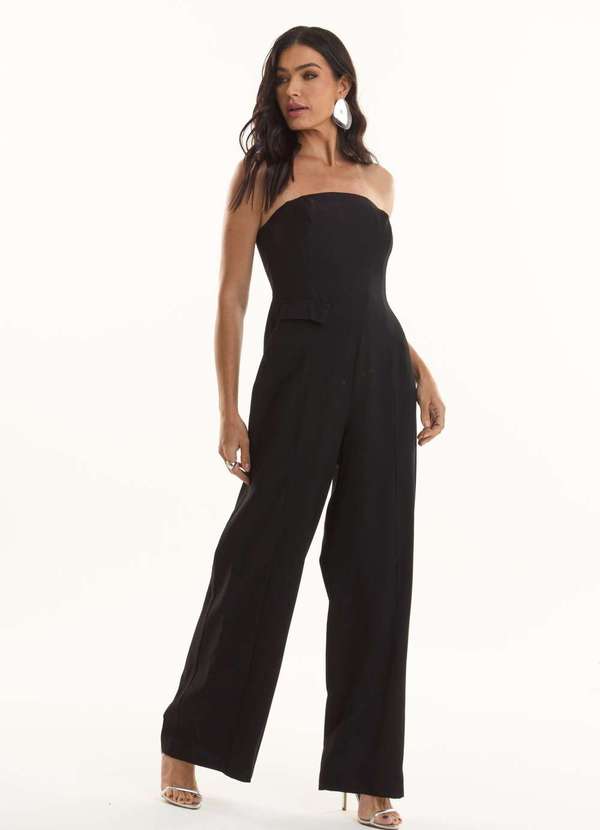 Ritmi Studio - Macacao Tomara que Caia Preto