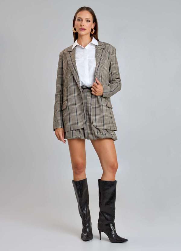 Ritmi Studio - Mini Saia Balone Marrom