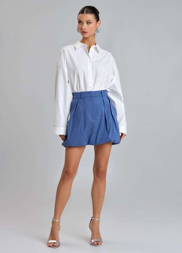 Ritmi Studio - Mini Saia Balone Azul 2