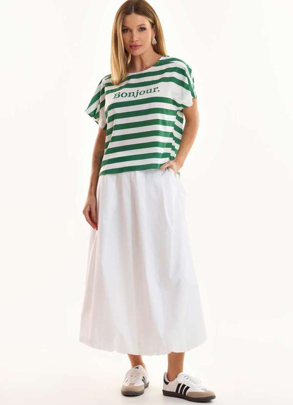 Ritmi Studio - Saia Longa Balone Branco