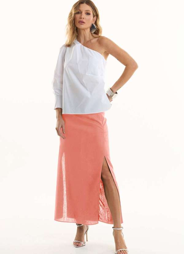 Ritmi Studio - Saia Midi Amarracao Marrom