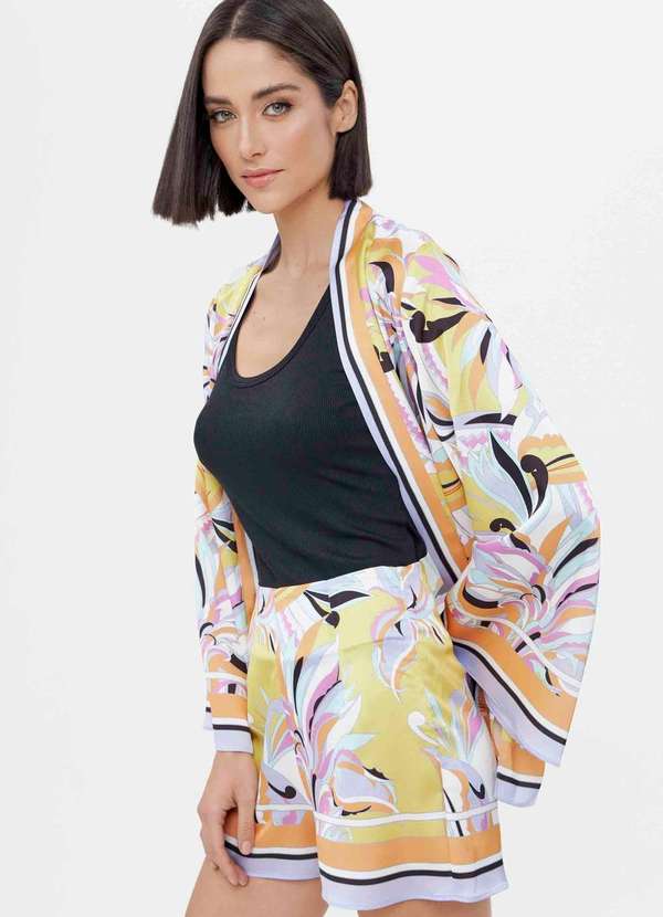 Ritmi Studio - Short Estampado Bege