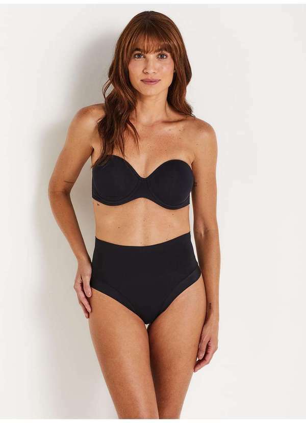 Liz - Calcinha Fio Dental Modeladora 70381 Preto