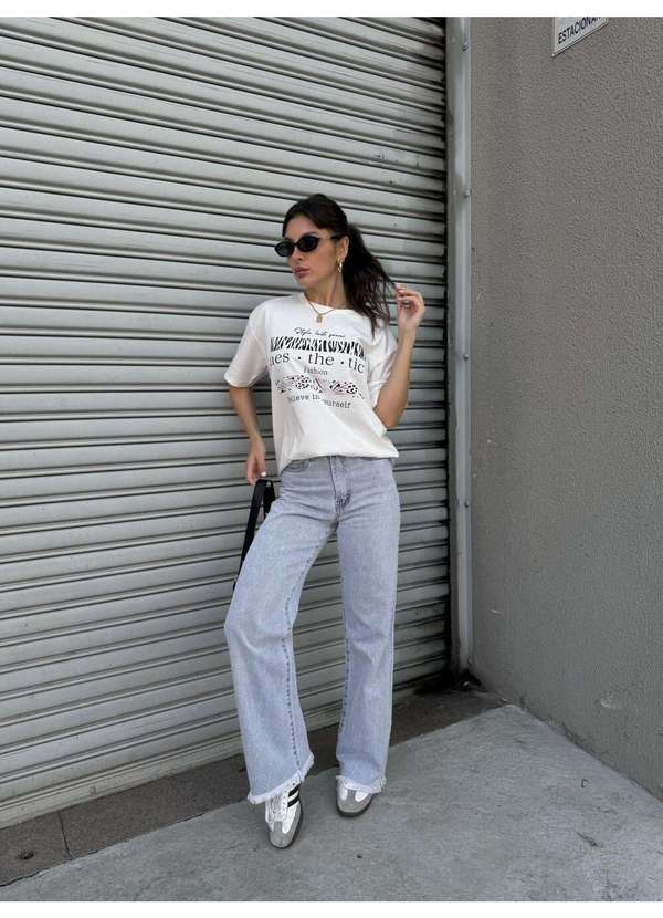 Cianitas - Blusa Feminina Over Off Aesthetic - Off 2