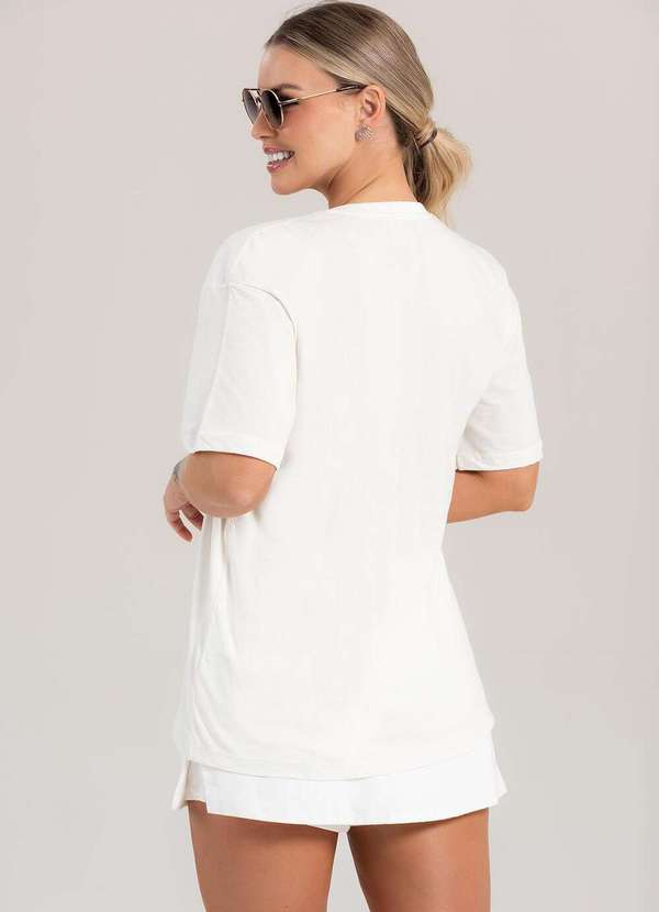 Cianitas - Blusa Feminina Oversized Off Cin Cin - Oversized 5