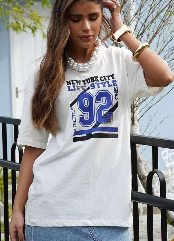 Cianitas - Blusa Feminina Oversized Off Life Style 92 Oversized 3