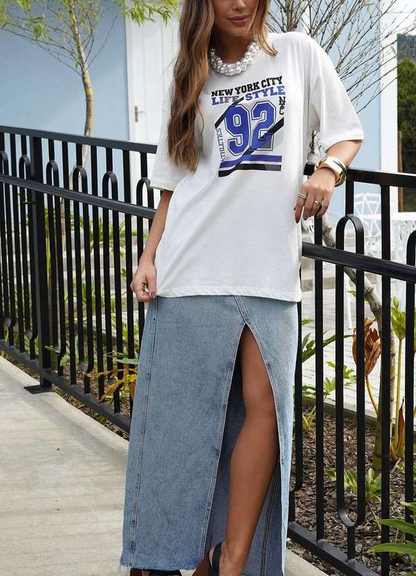 Cianitas - Blusa Feminina Oversized Off Life Style 92 Oversized 4