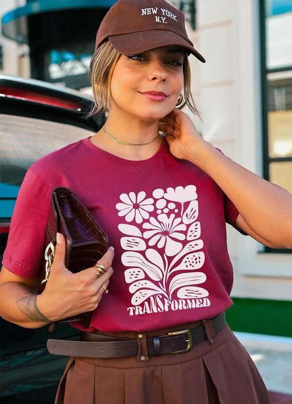 Cianitas - Camiseta Feminina Cereja Transformed - Cereja