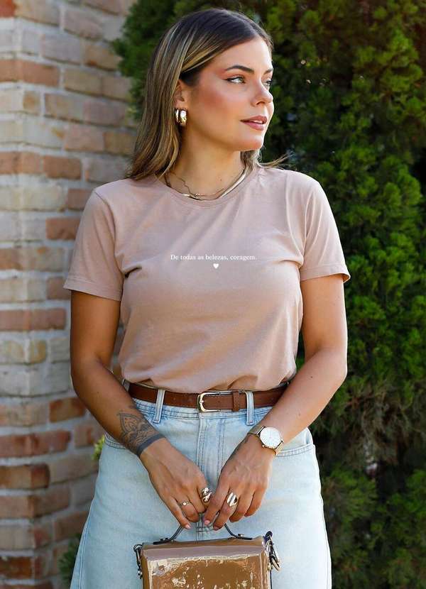 Cianitas - Camiseta Feminina Chocolate de Todas as Belezas - Chocolate