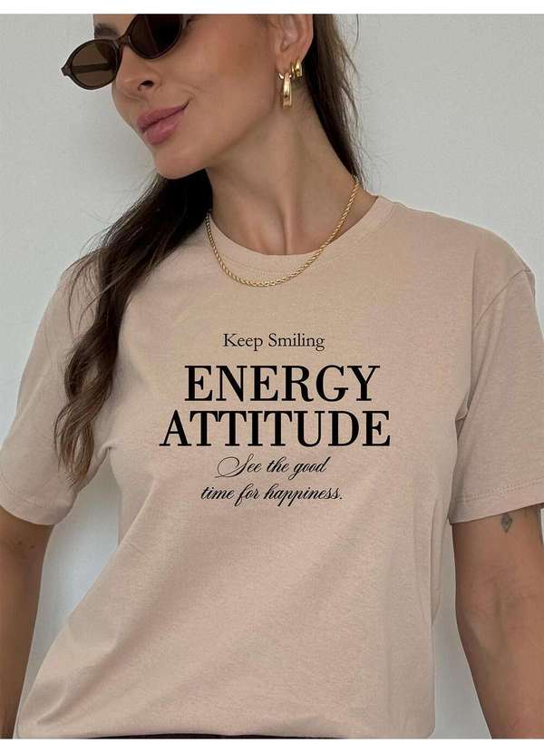 Cianitas - Camiseta Feminina Chocolate Energy Attitude - Chocolate 4