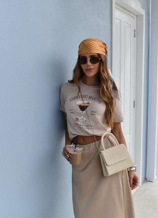 Cianitas - Camiseta Feminina Chocolate Espresso Martini - Chocolate 4