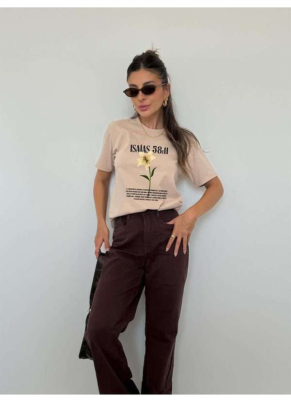 Cianitas - Camiseta Feminina Chocolate Isaías - Chocolate 2