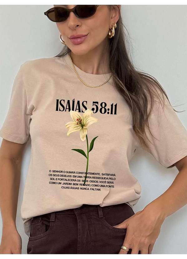 Cianitas - Camiseta Feminina Chocolate Isaías - Chocolate 3