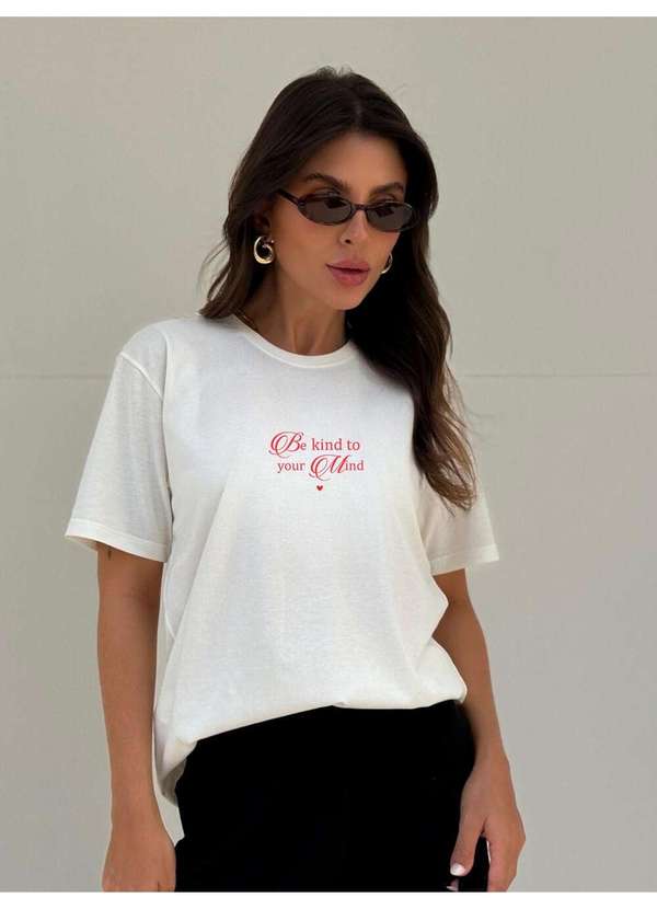Cianitas - Camiseta Feminina Off Be Kind - Off