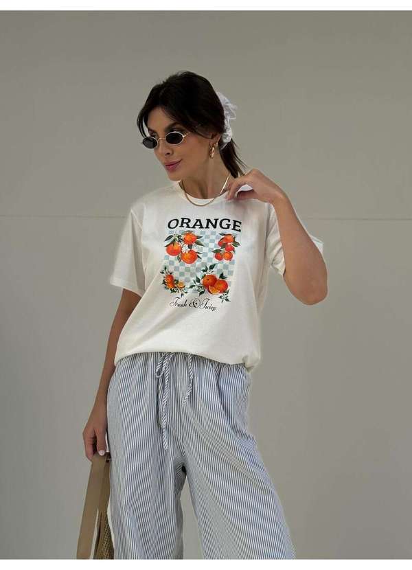 Cianitas - Camiseta Feminina Off Fresh & Juicy - Off