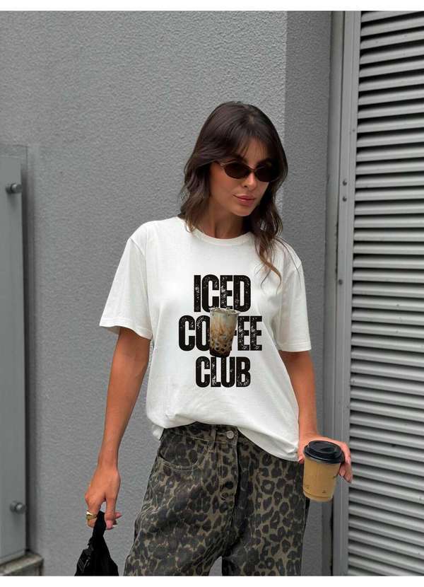 Cianitas - Camiseta Feminina Off Iced Coffee Club - Off