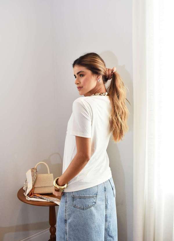 Cianitas - Camiseta Feminina Off Lemon - Off 6