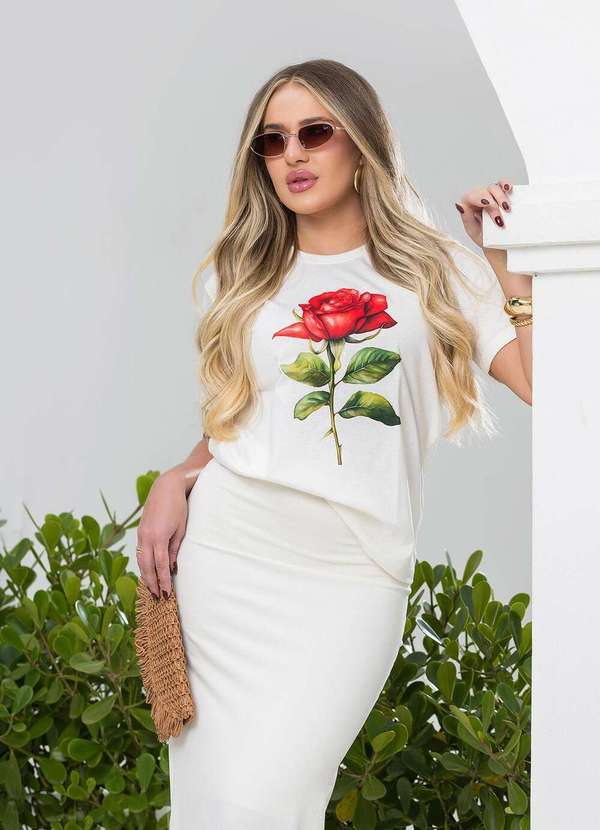 Cianitas - Camiseta Feminina Off Rosa Off 2