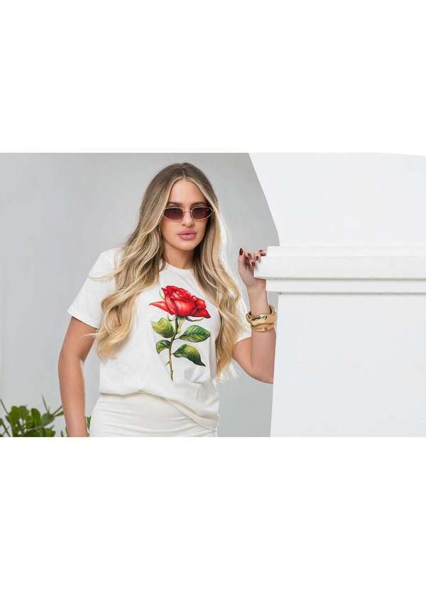 Cianitas - Camiseta Feminina Off Rosa Off 4