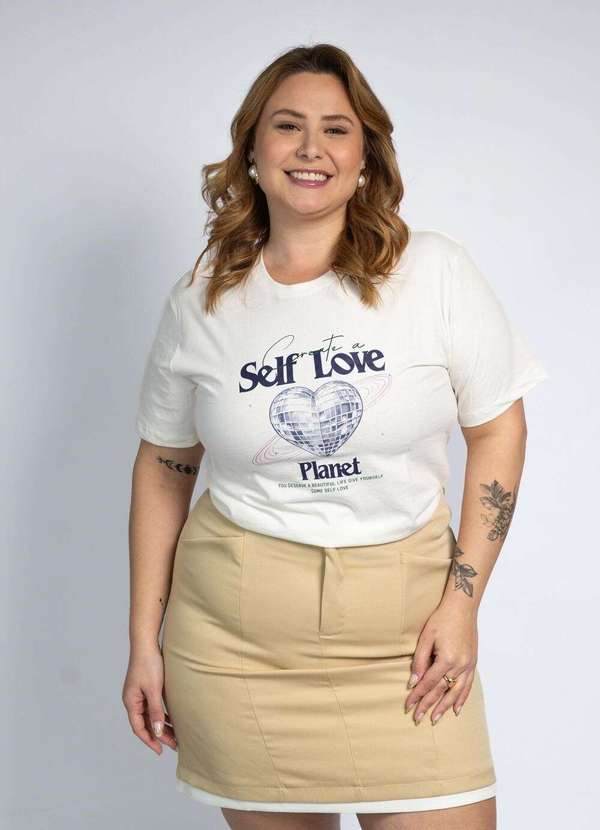 Cianitas - Camiseta Feminina Off Self Love - Off