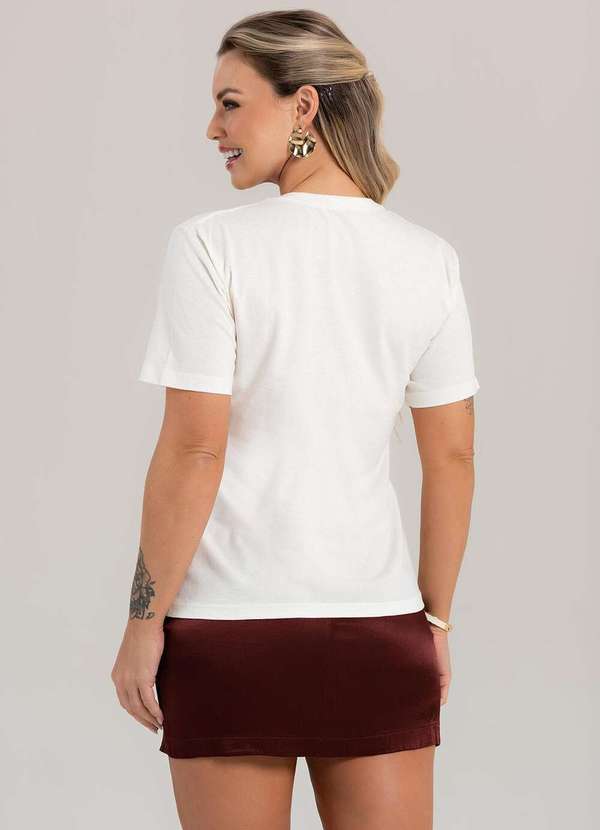 Cianitas - Camiseta Feminina Off Strawberry - Off 5