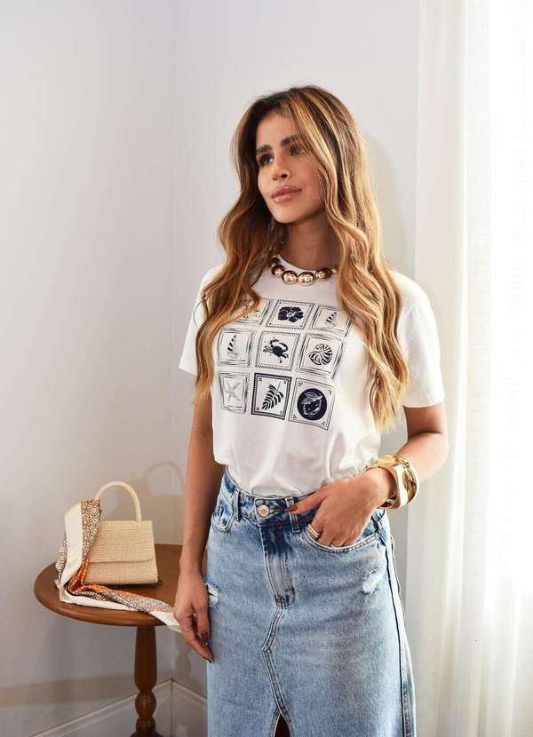 Cianitas - Camiseta Feminina Off Summer Vibes - Off
