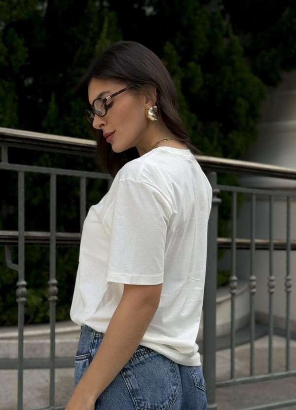 Cianitas - Camiseta Feminina Off Urso Amazing - Off 5