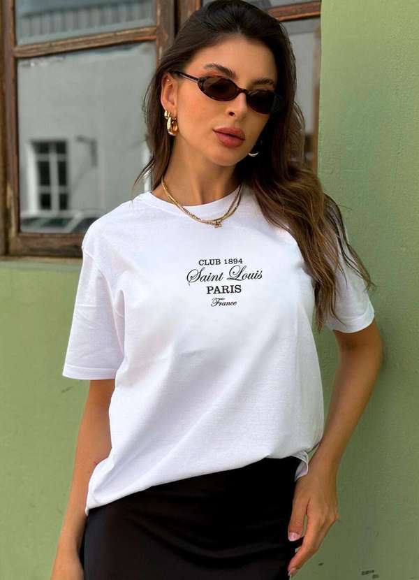 Cianitas - Camiseta Feminina Branca Saint Louis - Branca 2