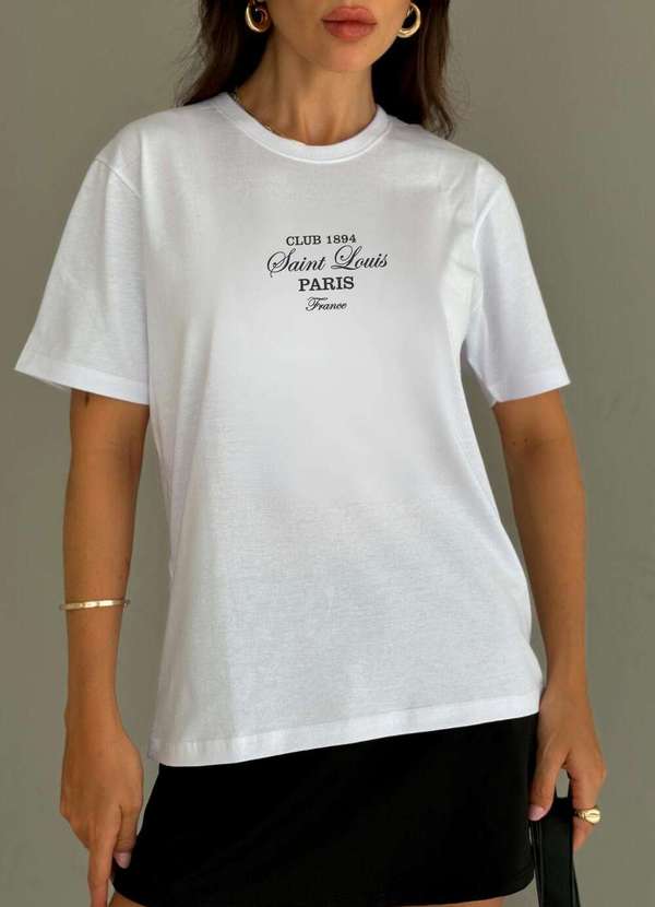 Cianitas - Camiseta Feminina Branca Saint Louis - Branca 4