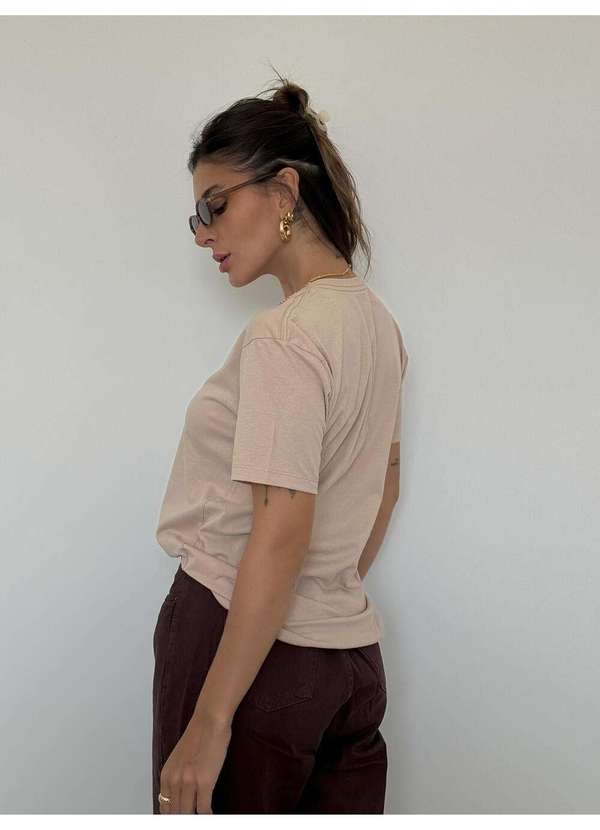 Cianitas - Camiseta Feminina Chocolate Limão Amalfi - Marrom 4