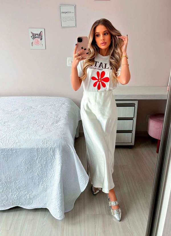 Cianitas - Camiseta Feminina Off Italy - Off