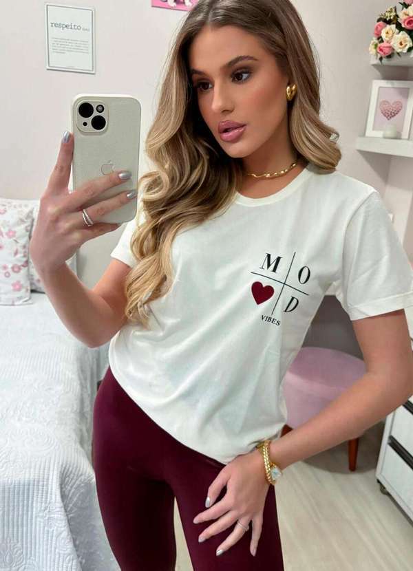 Cianitas - Camiseta Feminina Off Mood Vibes - Off