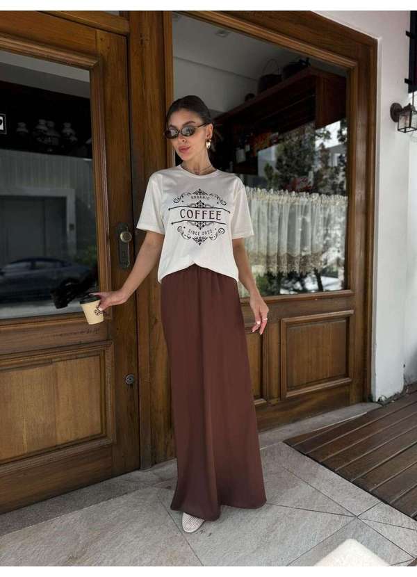 Cianitas - Camiseta Feminina Off Organic Coffee - Off 2