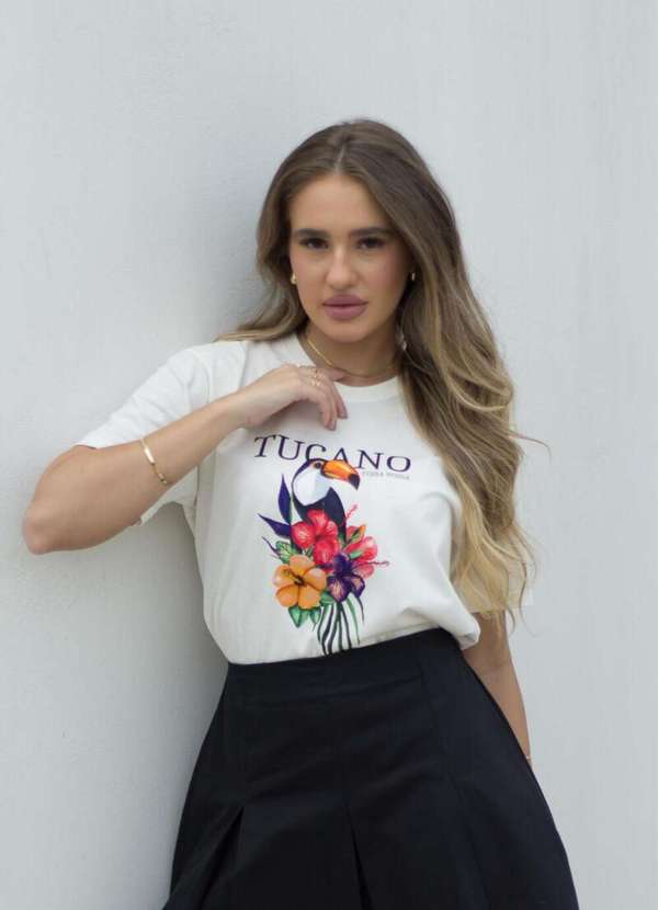 Cianitas - Camiseta Feminina Off Tucano - Off