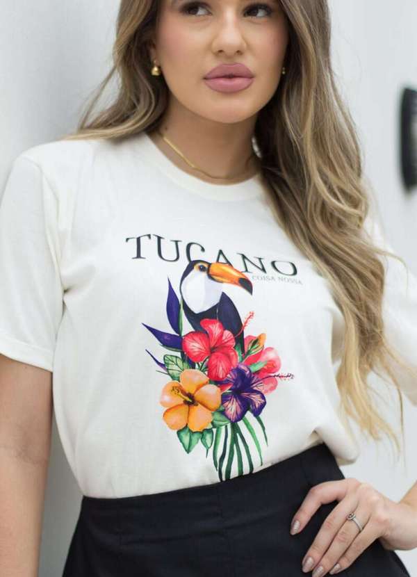 Cianitas - Camiseta Feminina Off Tucano - Off 4