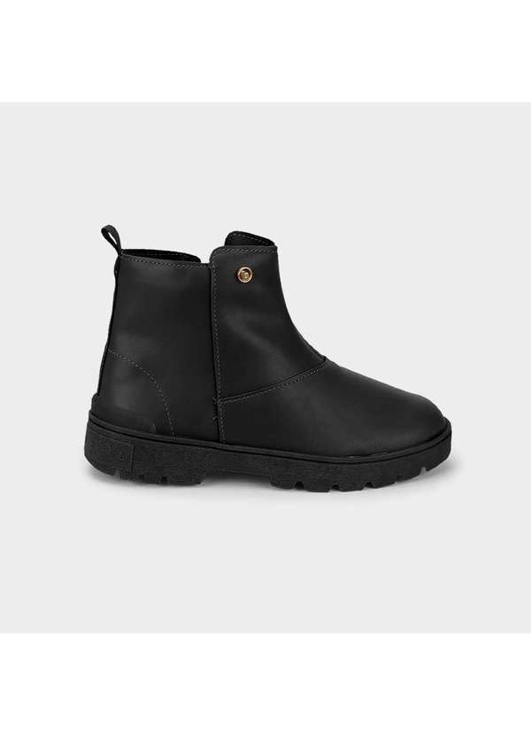 Calçados Bibi - Bota Infantil Bibi Urban Coturno Preta Preto