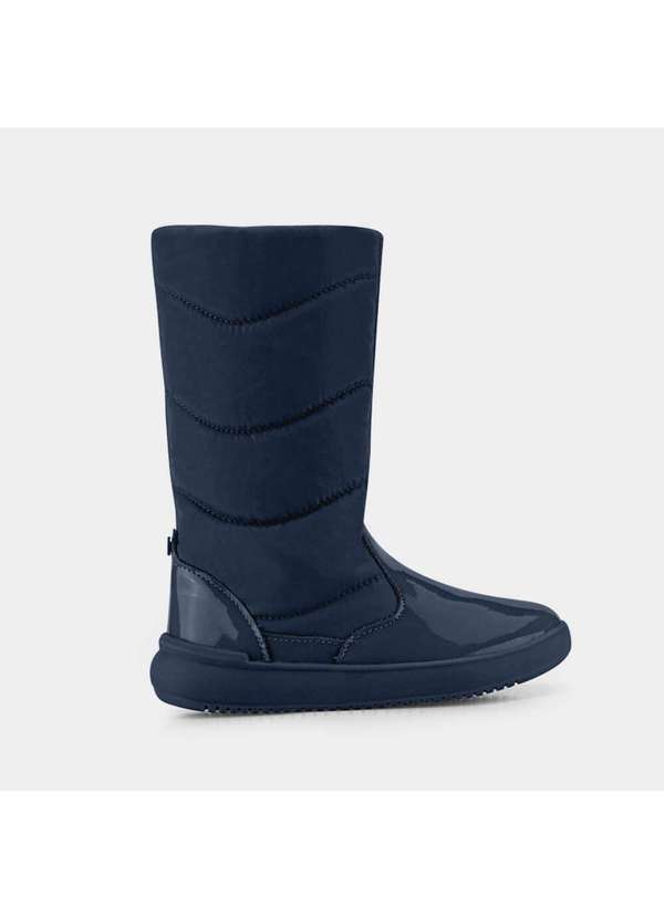 Calçados Bibi - Bota Infantil Cano Longo Bibi Urban Basic Drop Azul Azul