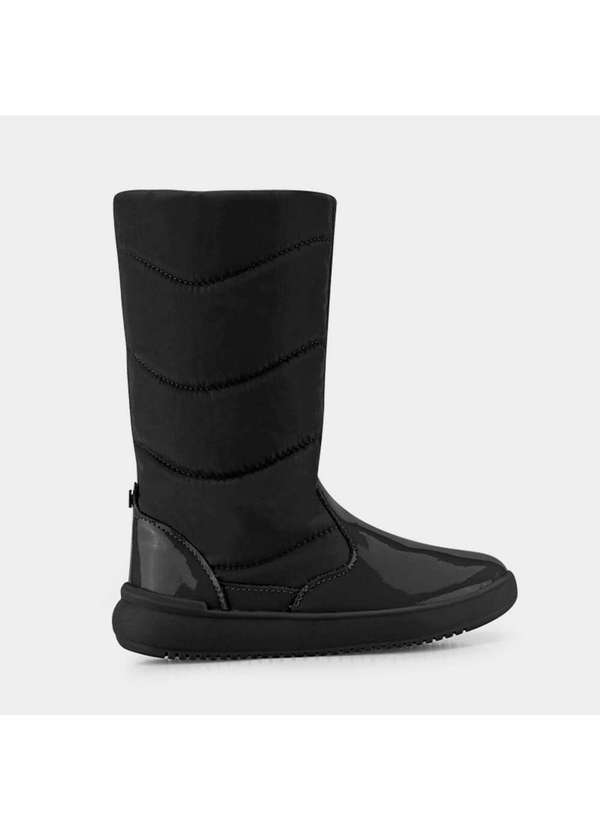 Calçados Bibi - Bota Infantil Cano Longo Bibi Urban Basic Drop Preta Preto