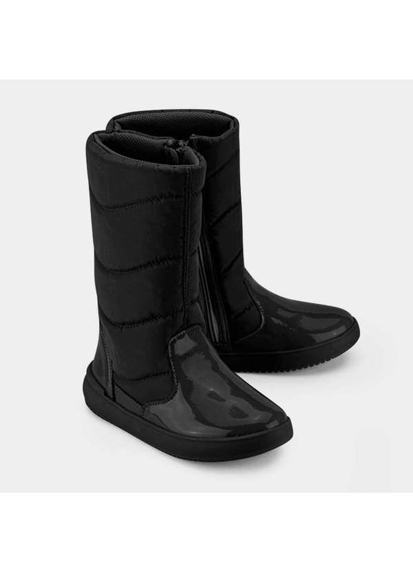 Calçados Bibi - Bota Infantil Cano Longo Bibi Urban Basic Drop Preta Preto 2