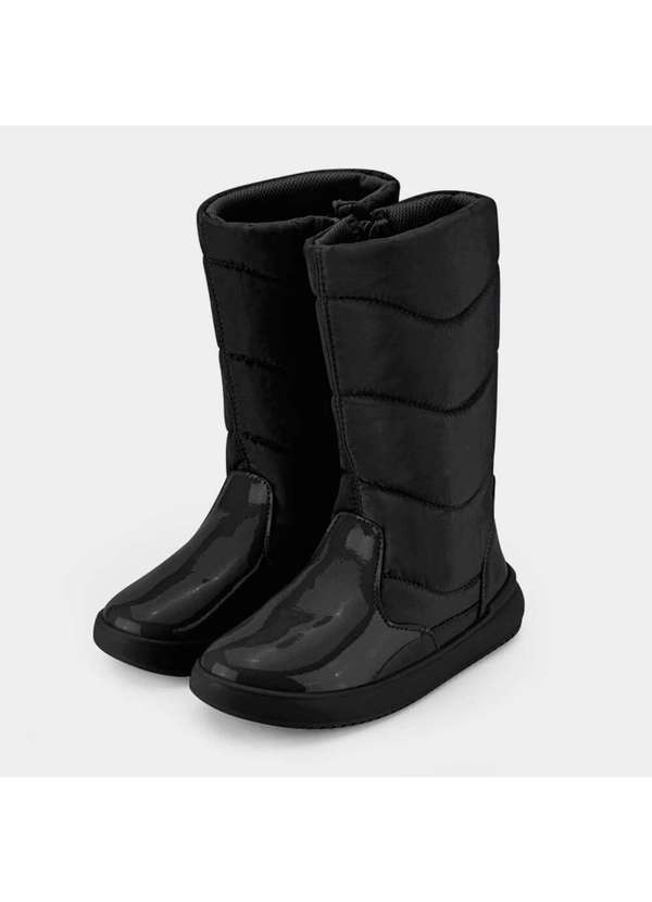 Calçados Bibi - Bota Infantil Cano Longo Bibi Urban Basic Drop Preta Preto 3