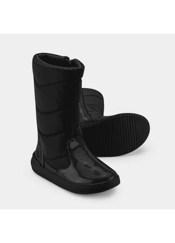 Calçados Bibi - Bota Infantil Cano Longo Bibi Urban Basic Drop Preta Preto 4