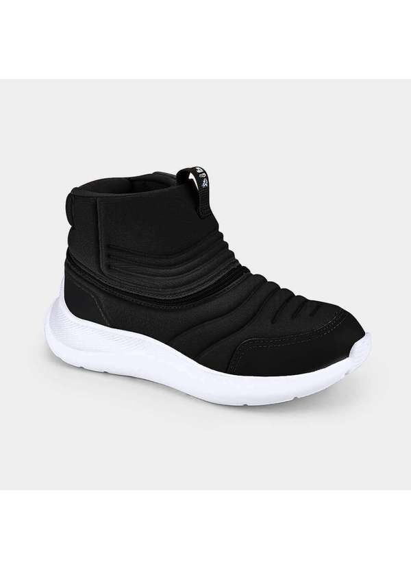 Calçados Bibi - Bota Infantil Inclusiva Bibi para Todos Preta Preto