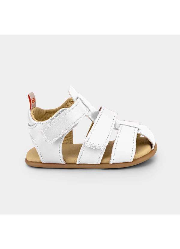 Calçados Bibi - Sandália Infantil Bibi Afeto 2.0 Branca de Couro 1204013 Branco