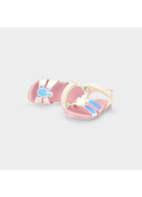 Calçados Bibi - Sandália Infantil Bibi Baby Soft Ii Rosa de Borboleta Rosa 3