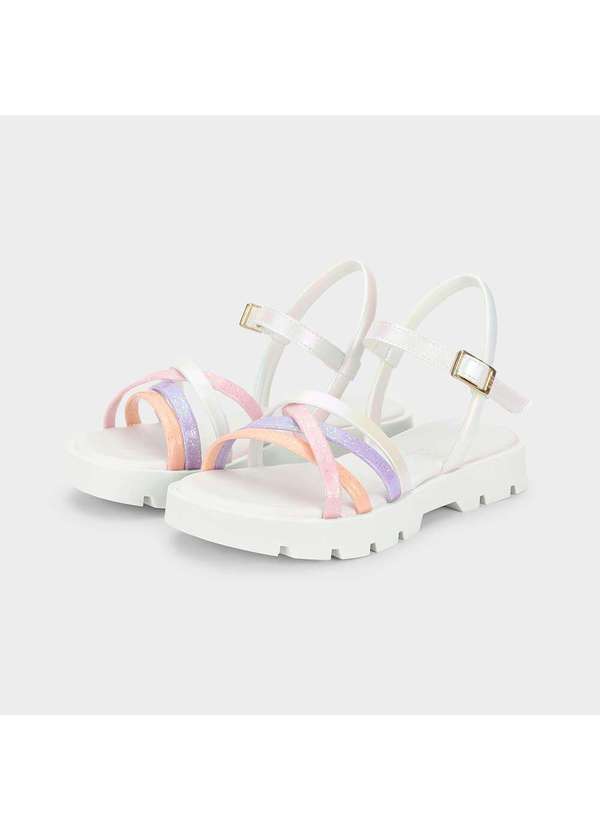 Calçados Bibi - Sandália Infantil Bibi Plataforma 2.0 Branca Branco 2