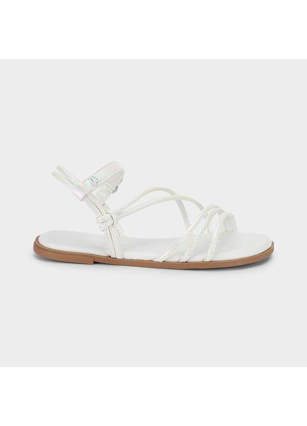 Calçados Bibi - Sandália Infantil Bibi Shine Kids Branca Branco