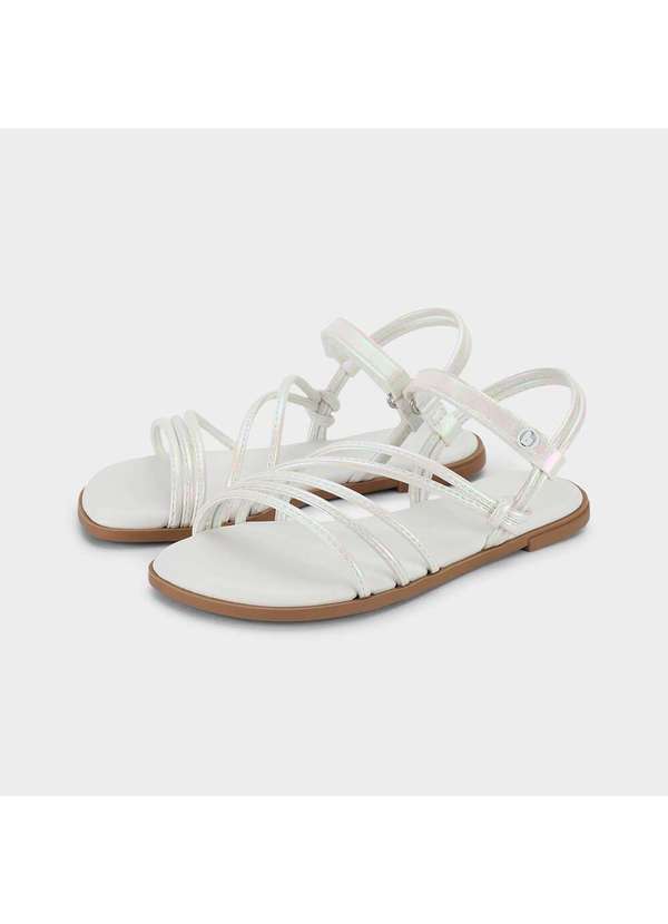 Calçados Bibi - Sandália Infantil Bibi Shine Kids Branca Branco 2