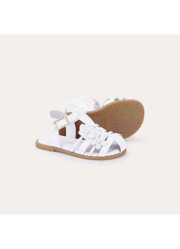 Calçados Bibi - Sandália Infantil Bibi Shine Mini Branca Branco 4