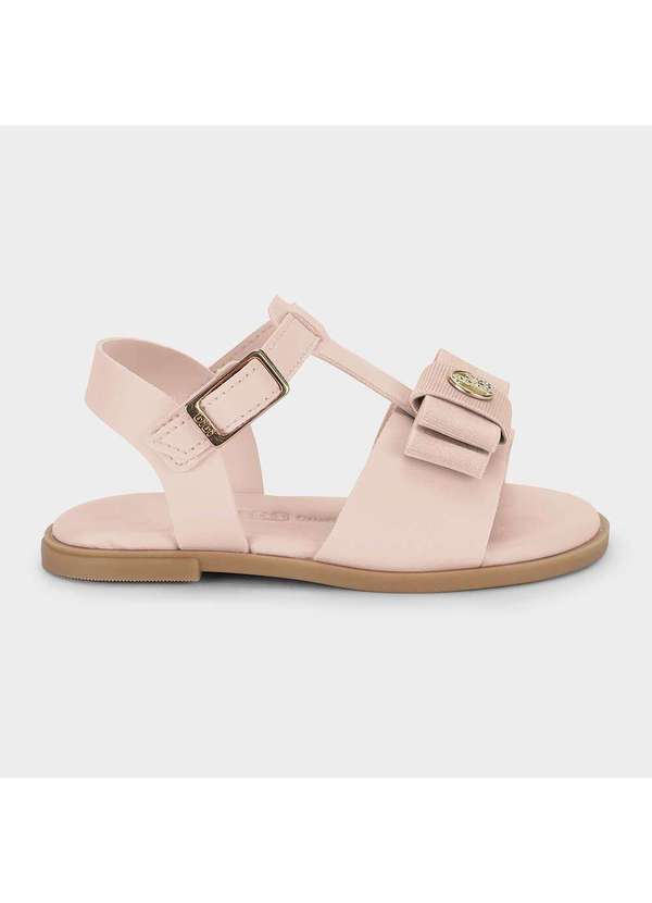Calçados Bibi - Sandália Infantil Bibi Shine Mini Rosa de Tira Rosa